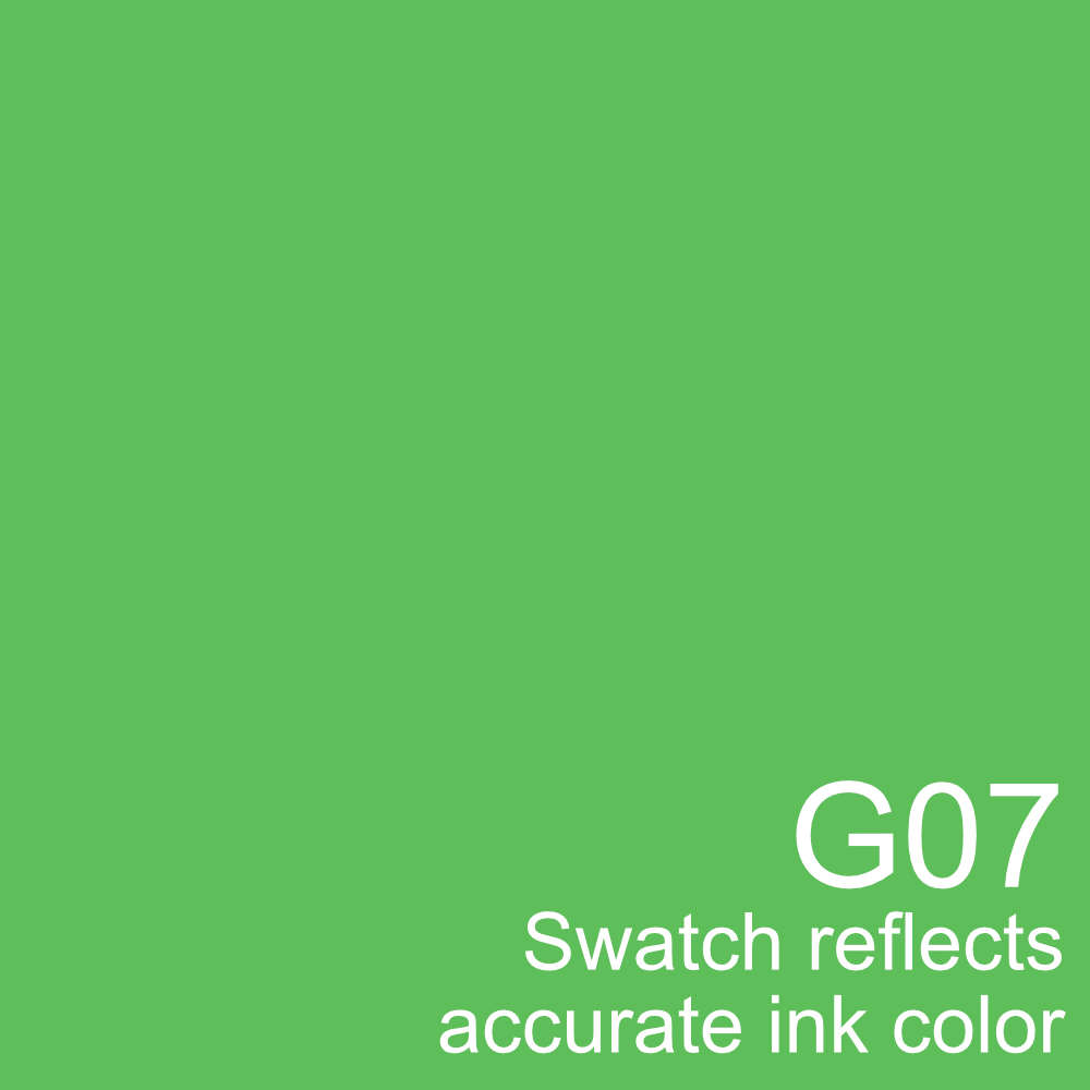 G07 - Copic Sketch Marker Nile Green — Violeta Ink